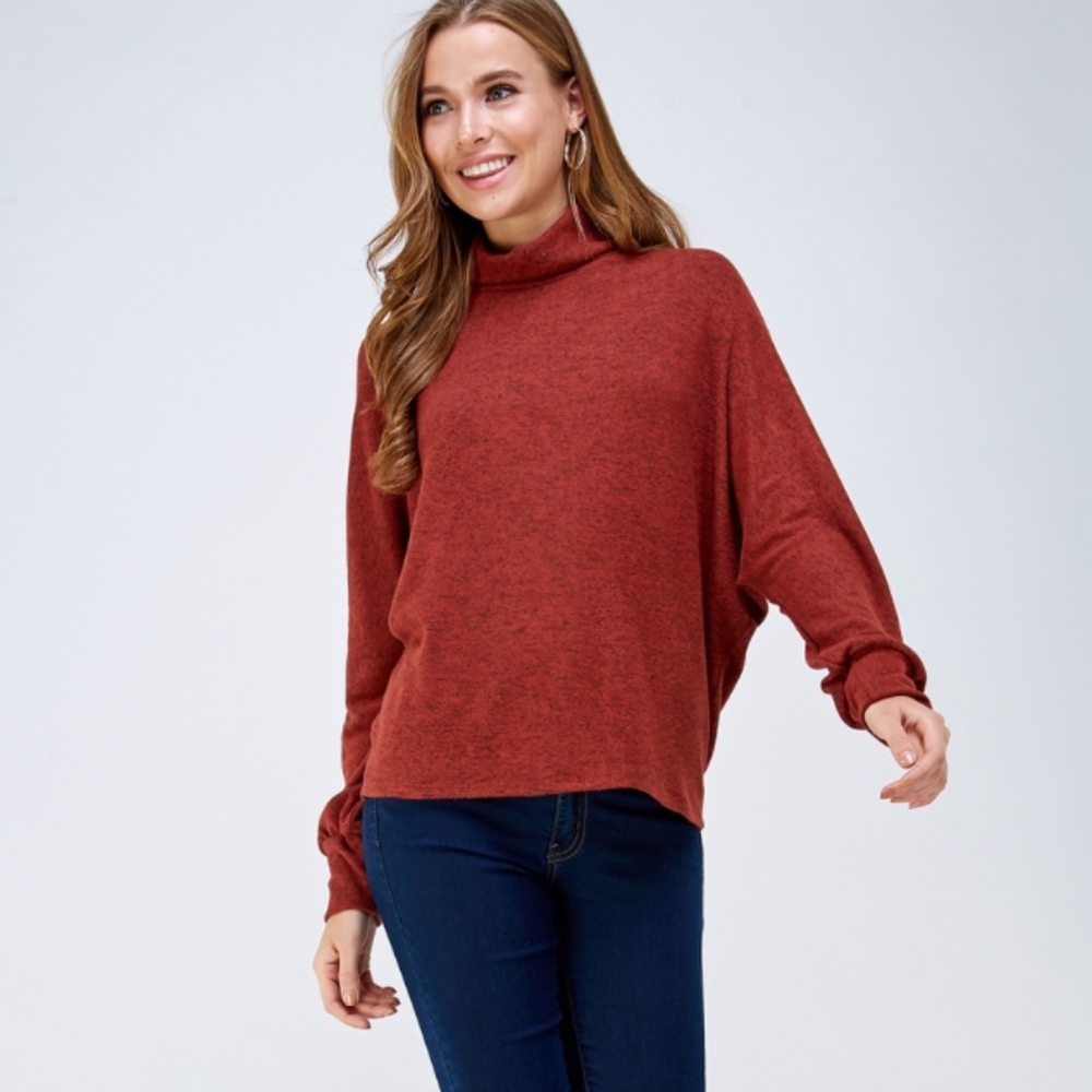 Turtleneck Sweater Top